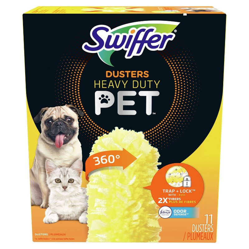 Swiffer Dusters, Pet Heavy Duty Refills with Febreze Odor Defense - 11ct