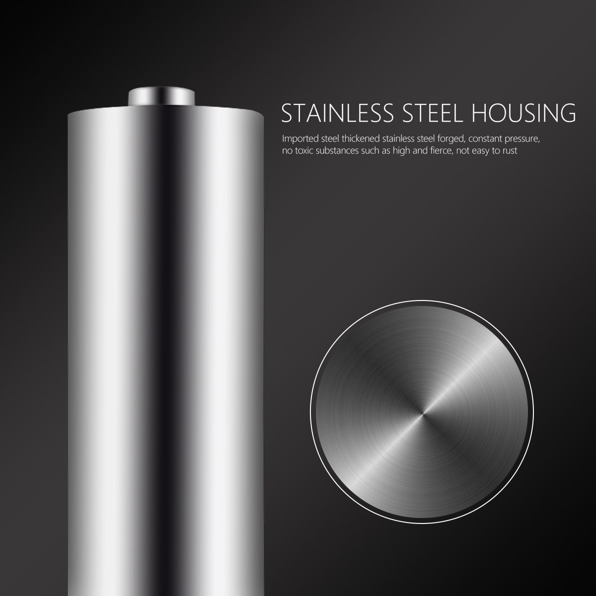 2pcs Electric Pepper Grinder Multi-purpose Stainless Steel Grinder Pepper Mill Tool for Home Kitchen Resturant without Battery (Flat Tip + Pointed Tip)