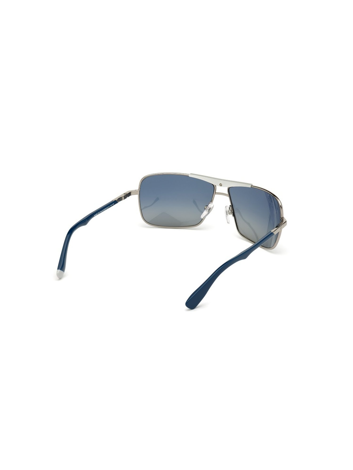Web Eyewear Blue Rectangular Unisex Sunglasses Designed in Italy