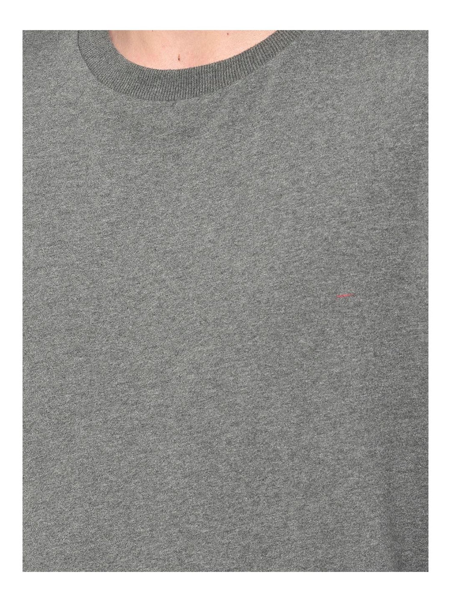 Woodland Grey Cotton Crew T-Shirt