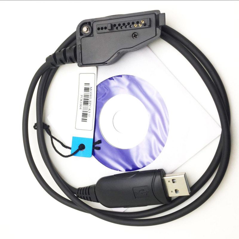 USB Programming Program Cable Cord For Kenwood Radio TK-2180 TK-3180+Software&SN