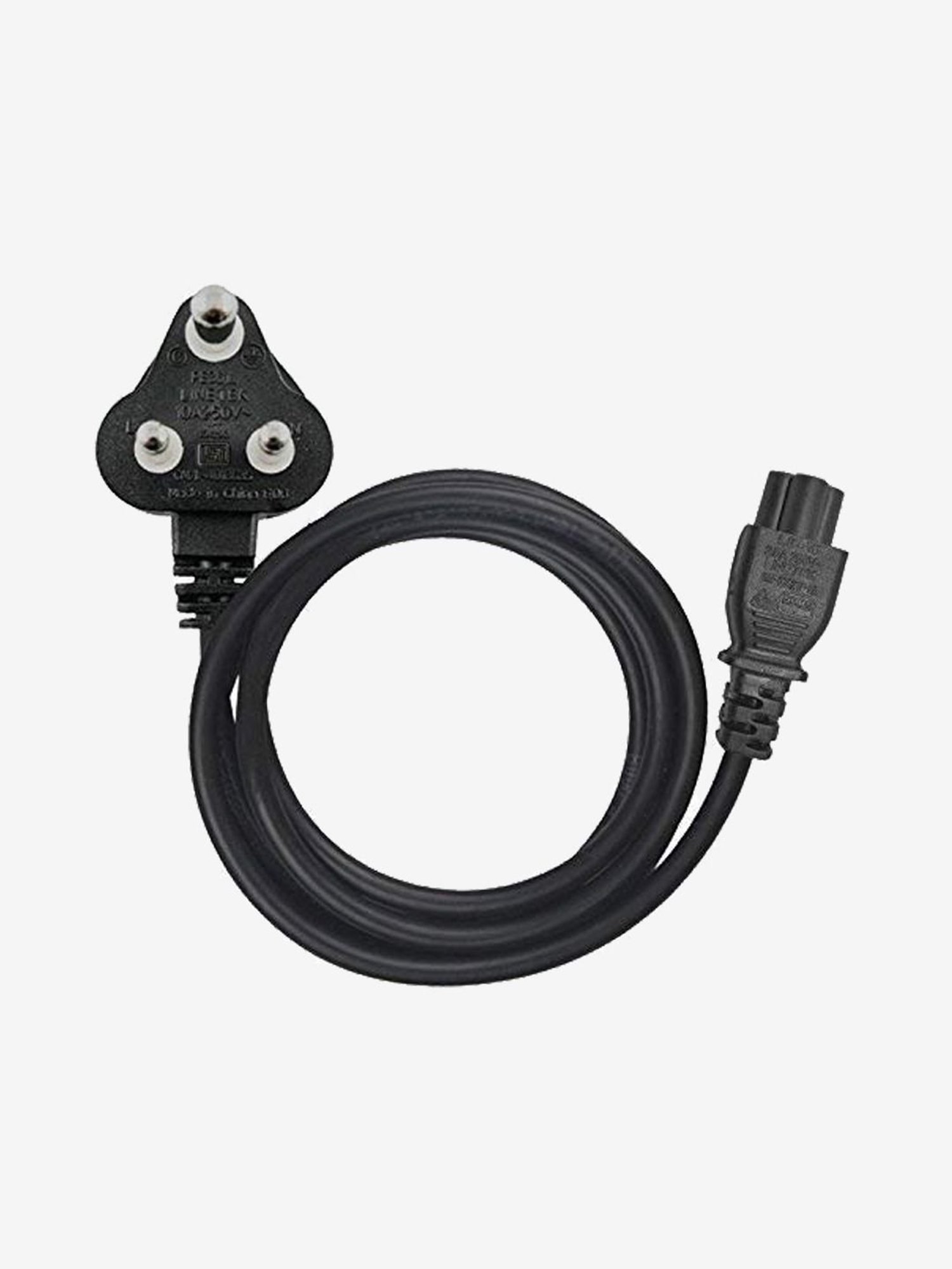 Ebsb 1 Meter 3 Pin Laptop Power Cable Cord (Black)