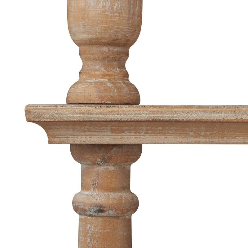 60" Maxwell 4 Tier Bookshelf Natural - Finch