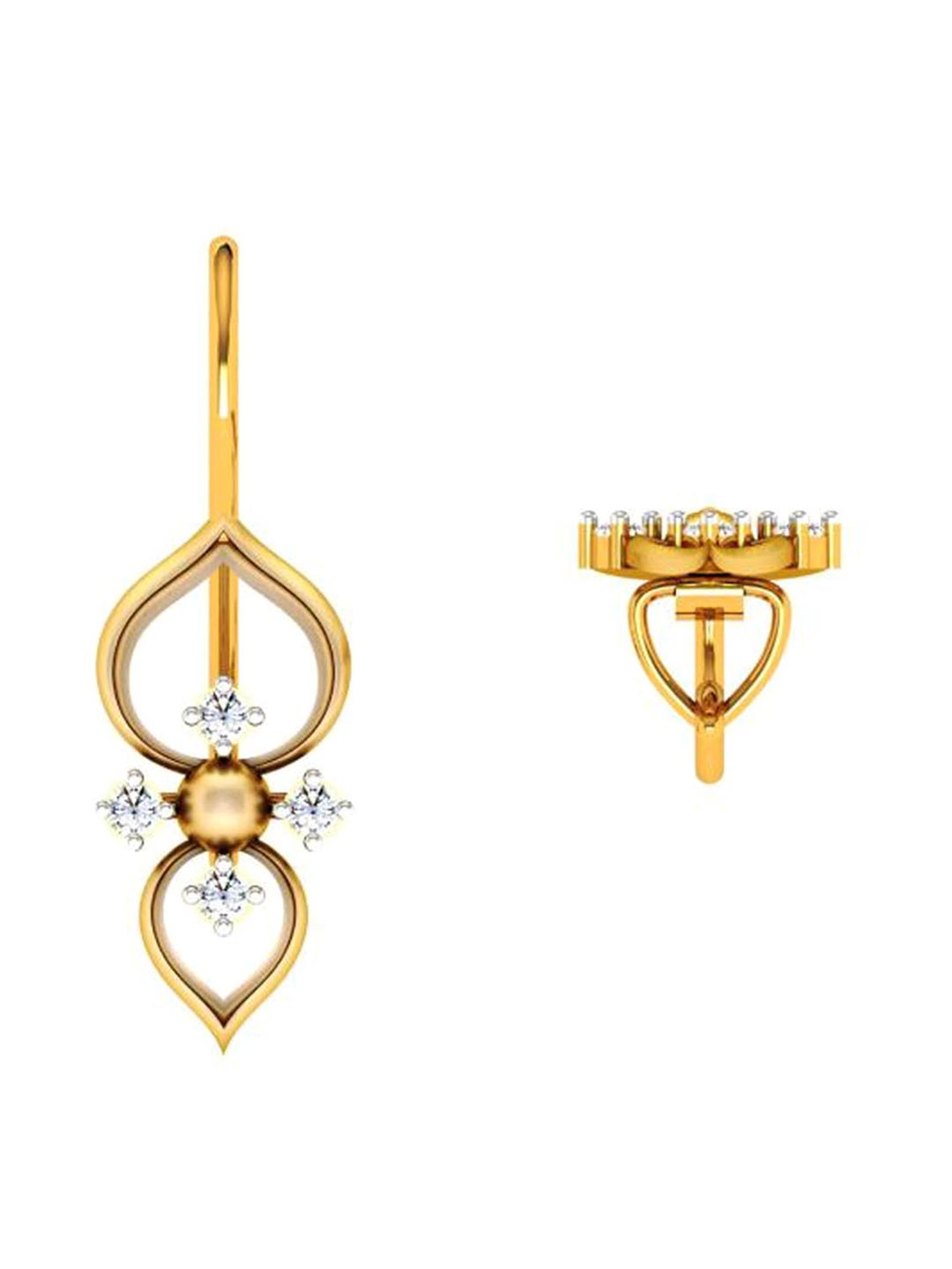 P.C. Chandra Jewellers 22k Gold Earrings for Women