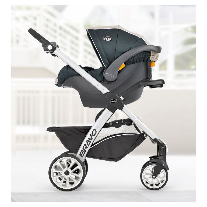 Cybex Eezy S+2 Travel System with Aton 2 Infant Car Seat - Deep Black