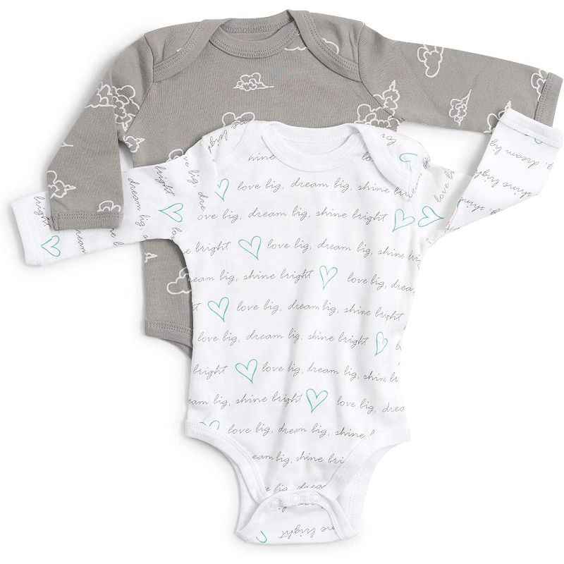 JumpOff Jo - Layette Gift Set 17-Piece Newborn Baby Clothes Pack, 0-3 Months - Unicorn Turquoise
