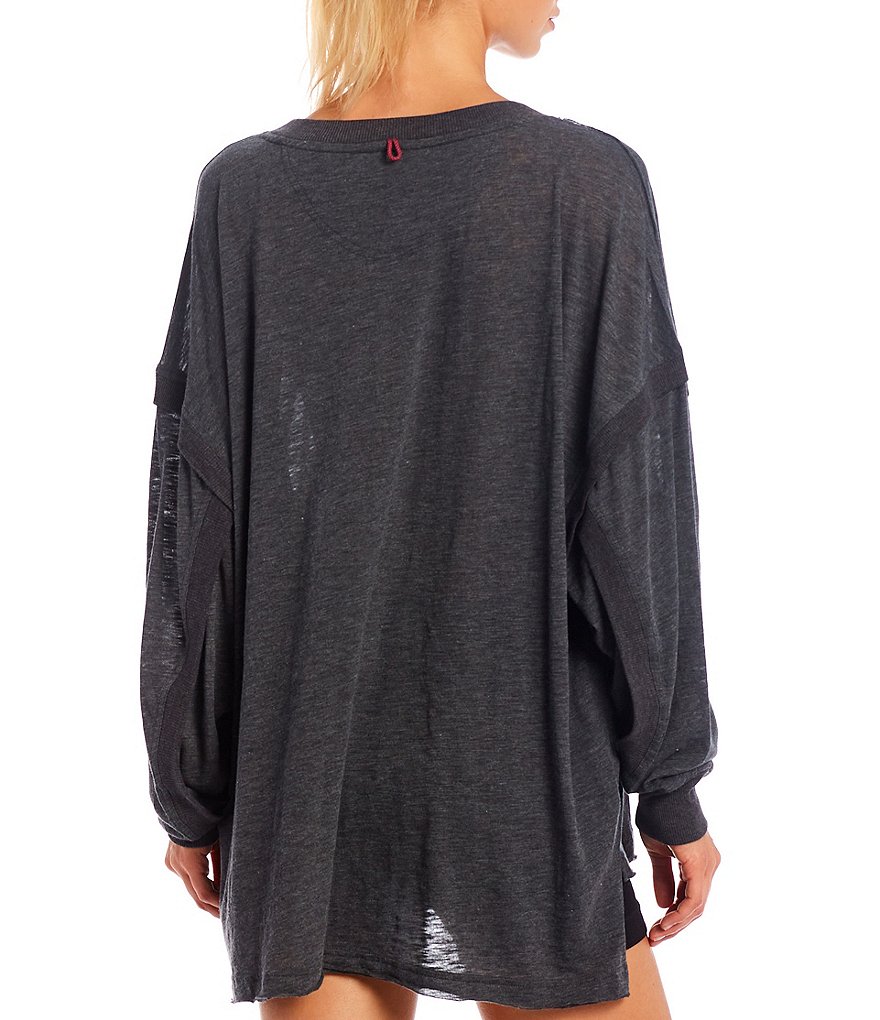 Marc New York Short Sleeve Tie-Dye Jewel Neck Tee