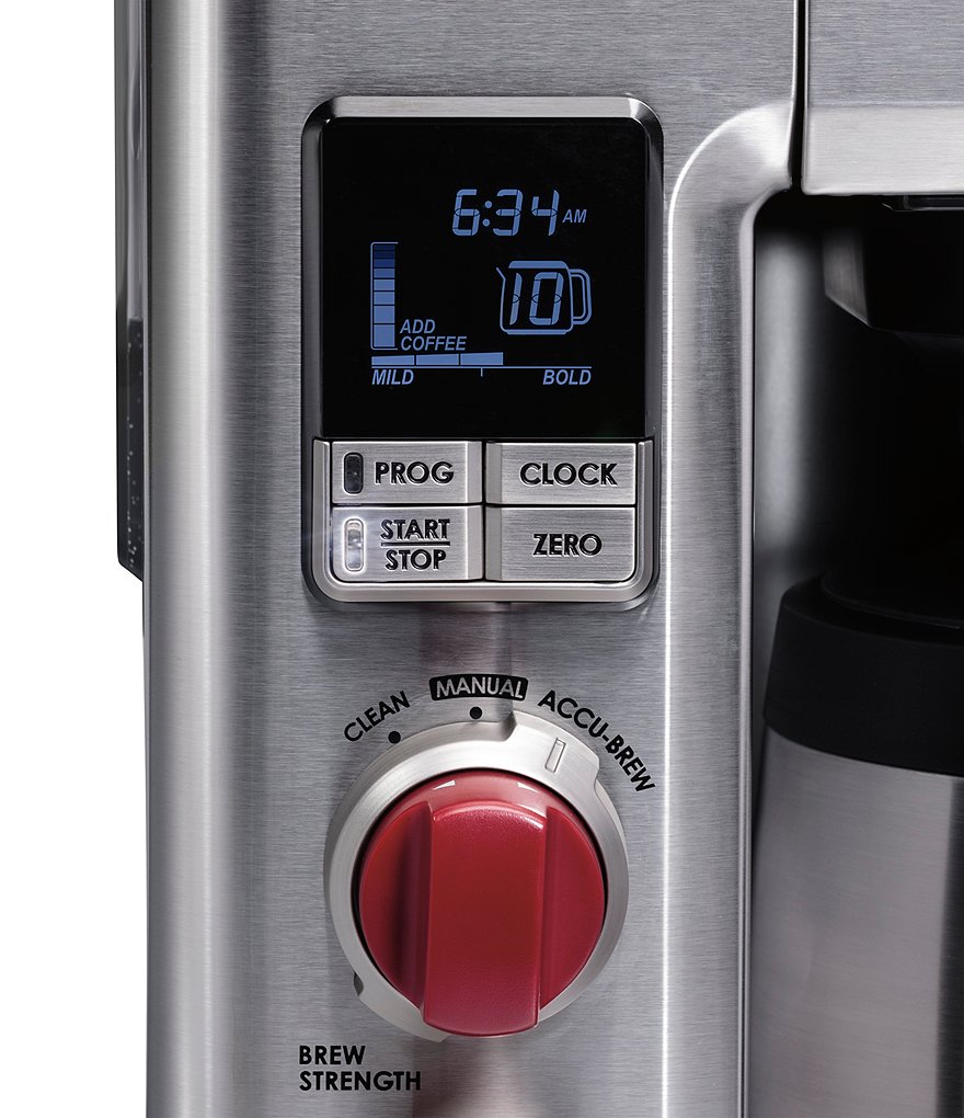 Wolf Gourmet Automatic Drip Coffeemaker With Red Knob