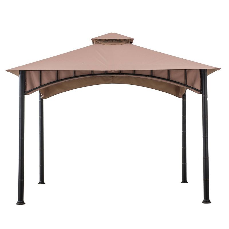 Vermont 11' X 11' Steel Frame 2-Tier Backyard Vented Gazebo - Sunjoy