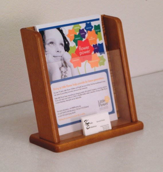 Countertop Literature Display - by Wooden Mallet