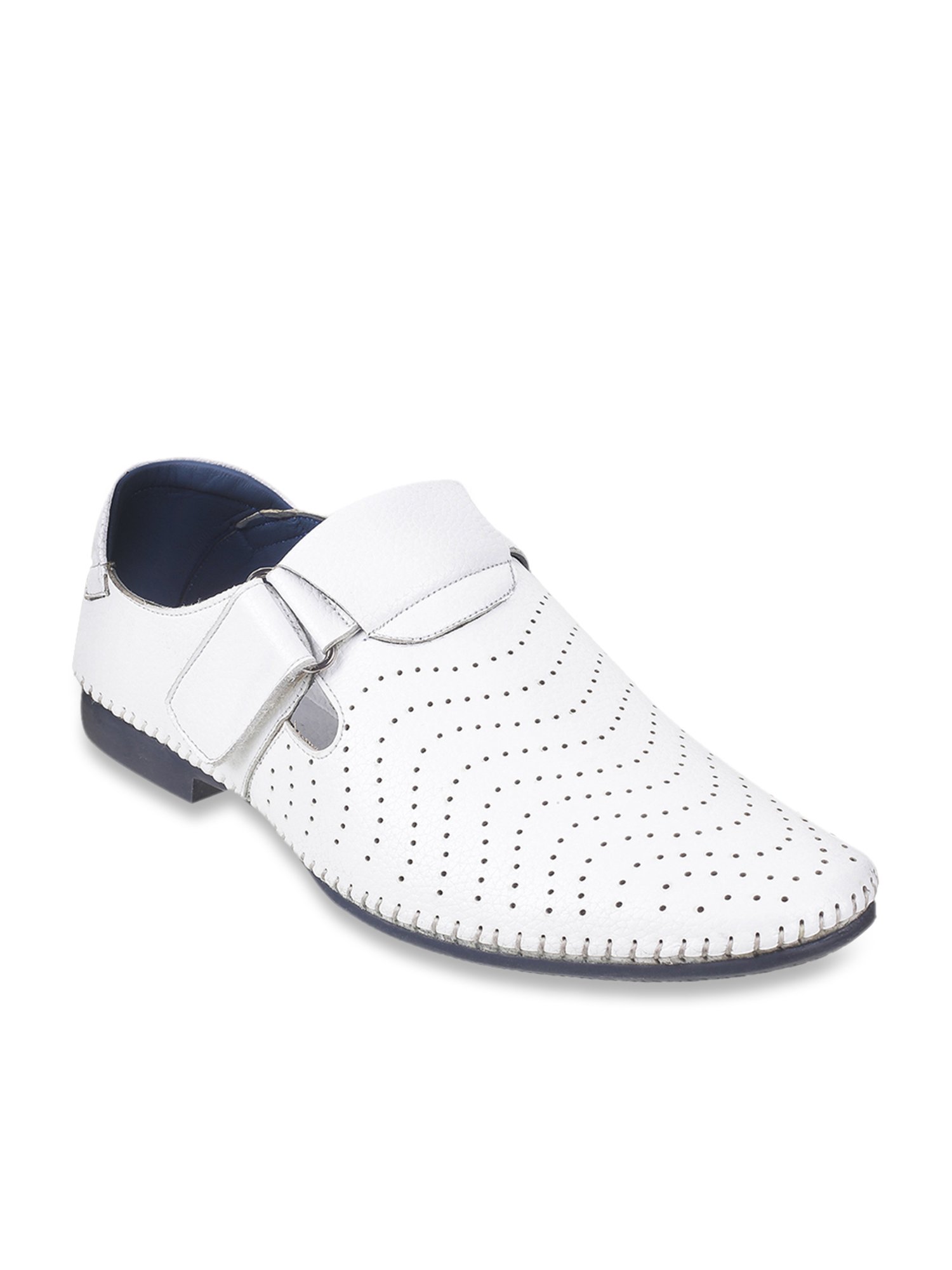 Metro Men's White Casual Loafers