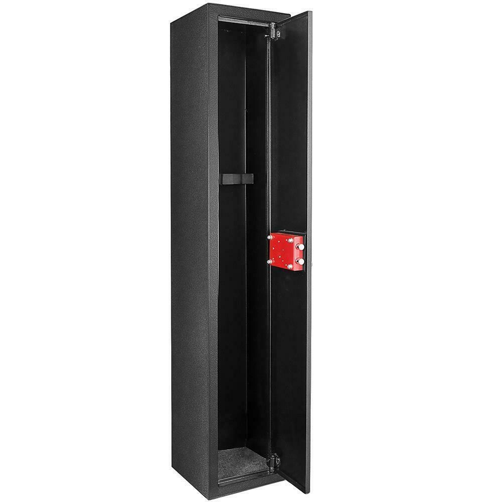 Zoko  Safe 3 Rifle Shot Lock Keys Steel Safes Box Wall Fixed Hunting Black