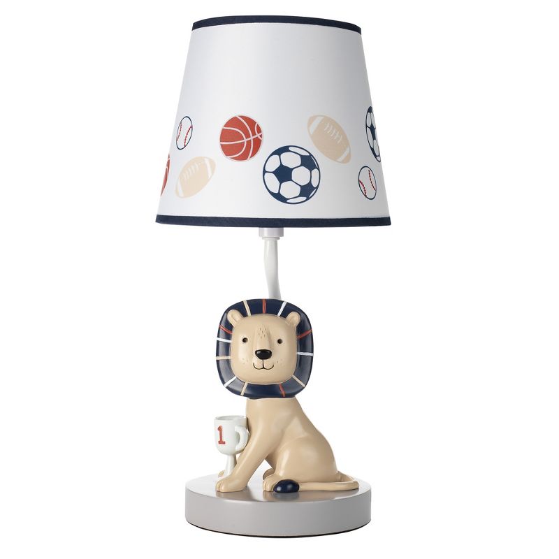 18" 2-Light Luna Clamp Arm Table Lamp with Mushroom Shade Matte Black - Globe Electric