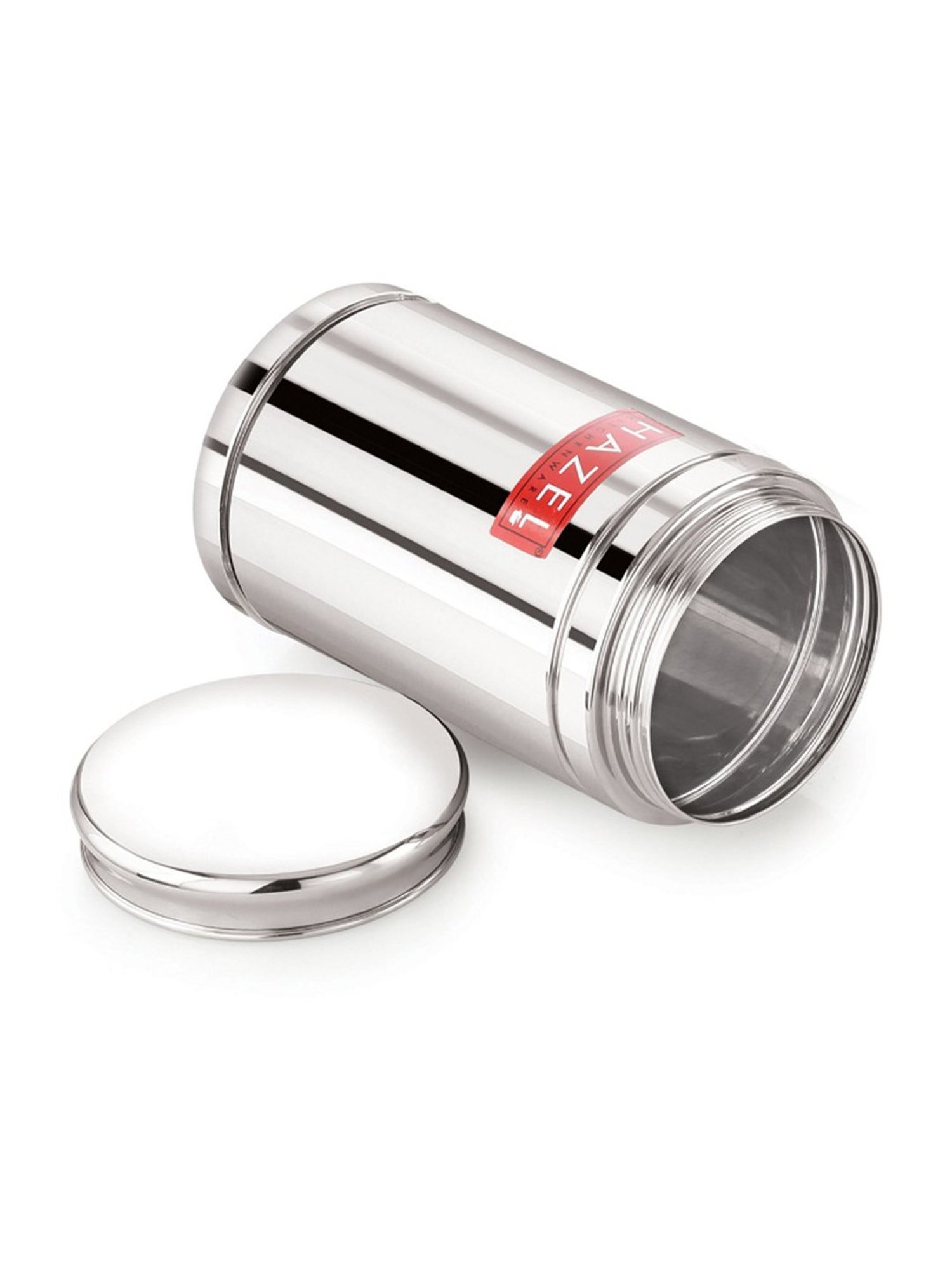 HAZEL Silver Stainless Steel Storage Box for Kitchen (0.8L)