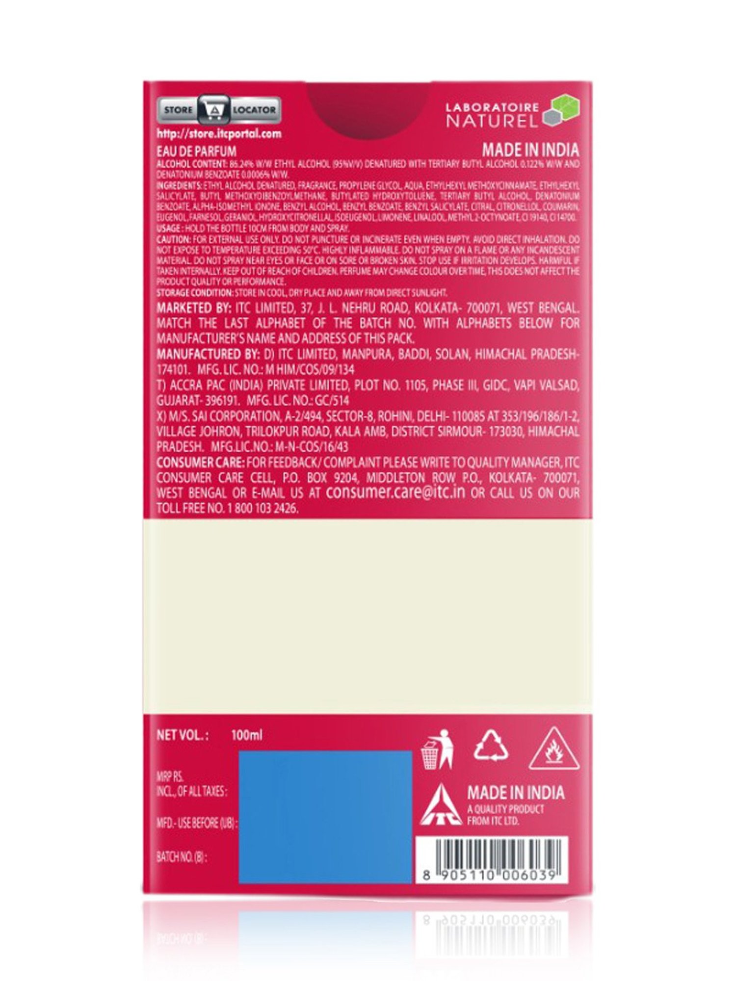 Engage Fantasia Eau de Parfum for Women with Tester - 100 ml