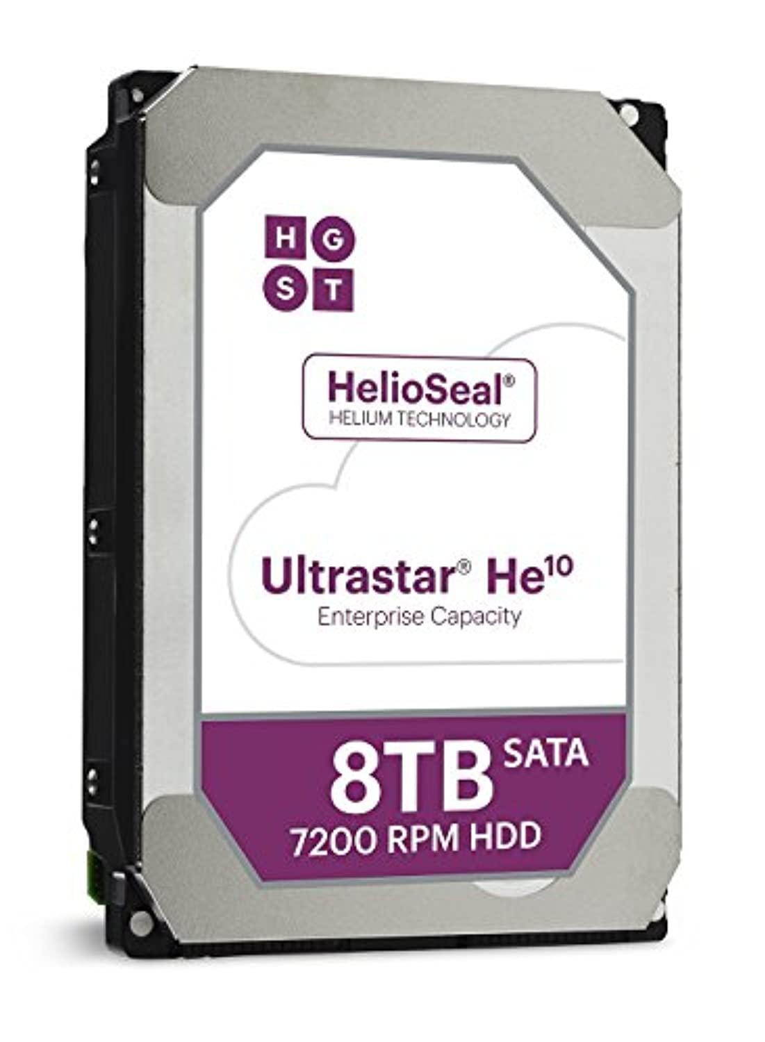 hgst 8tb enterprise capacity 3.5 hdd 7200rpm sata 6gbps 256 mb cache internal bare drive huh721008ale600