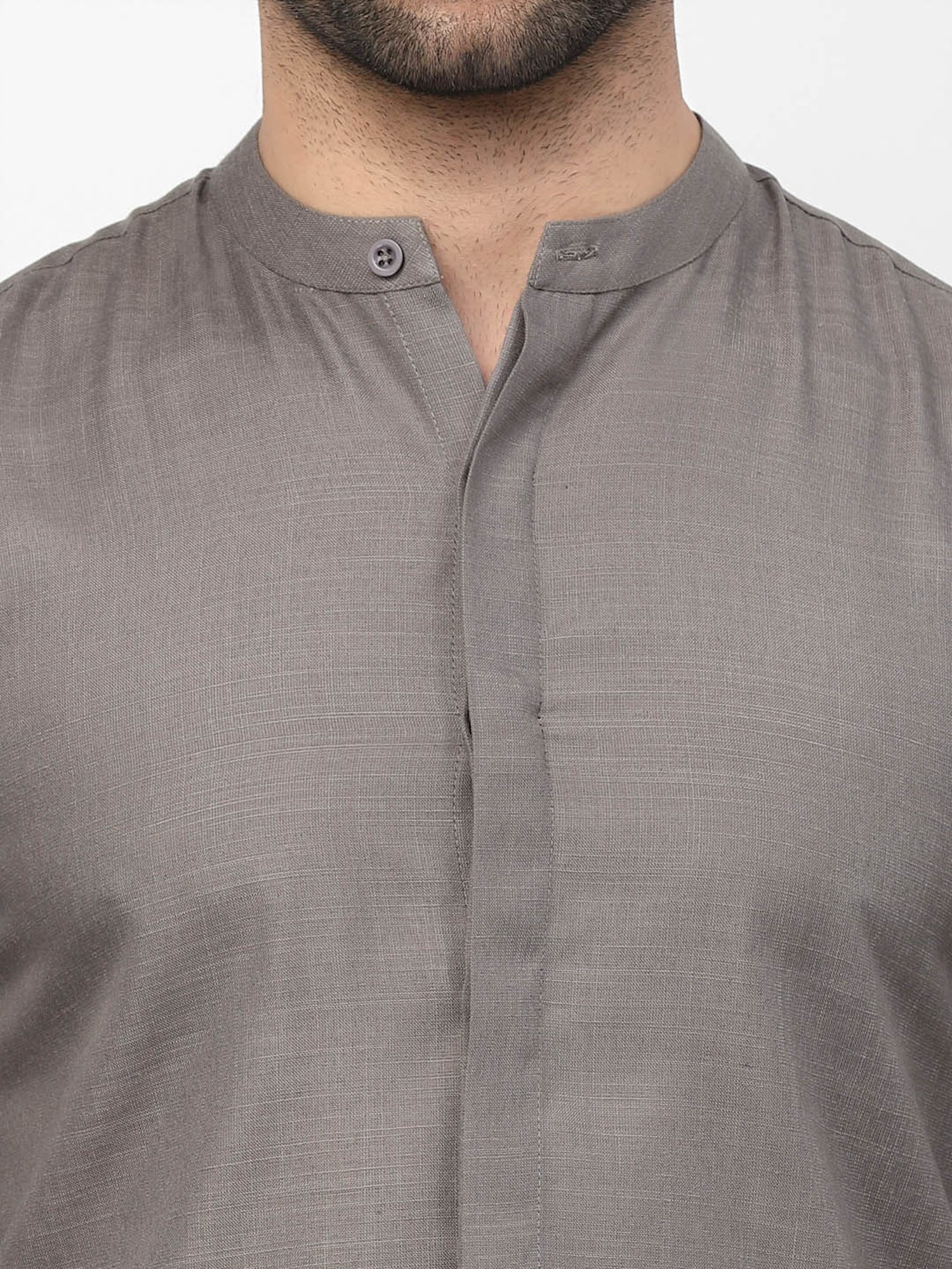 Lela Grey Regular Fit Shirt