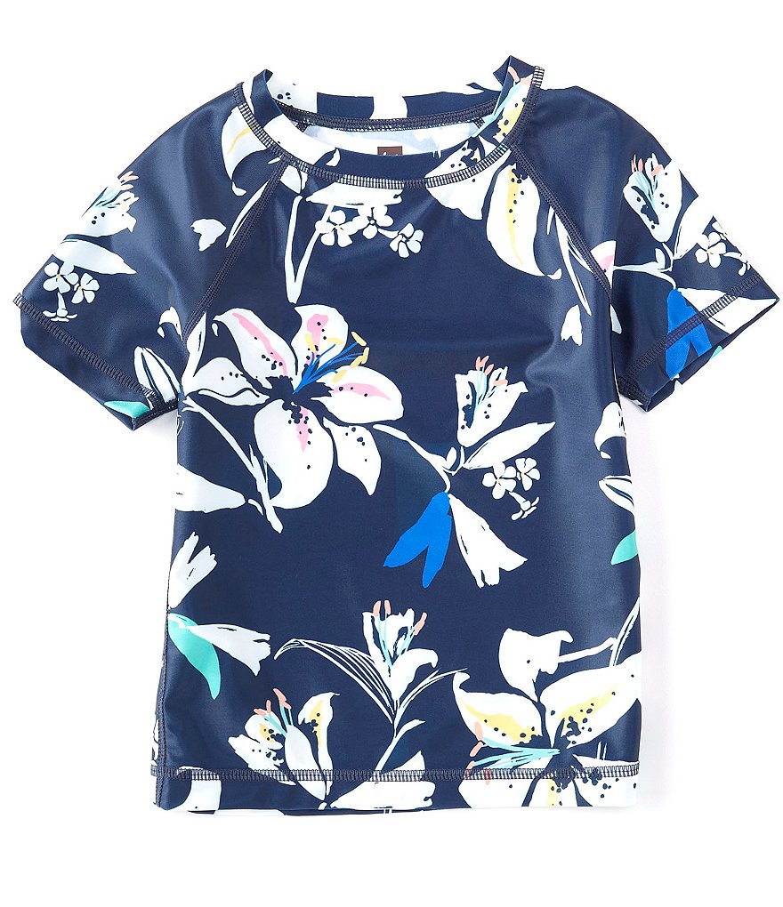 Tea Collection Little Girls 2-6 Tropical Lilies Rashguard