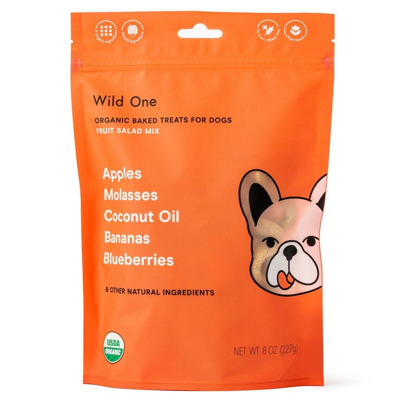 Wild One Organic Fruit Salad Dog Treats - 8oz
