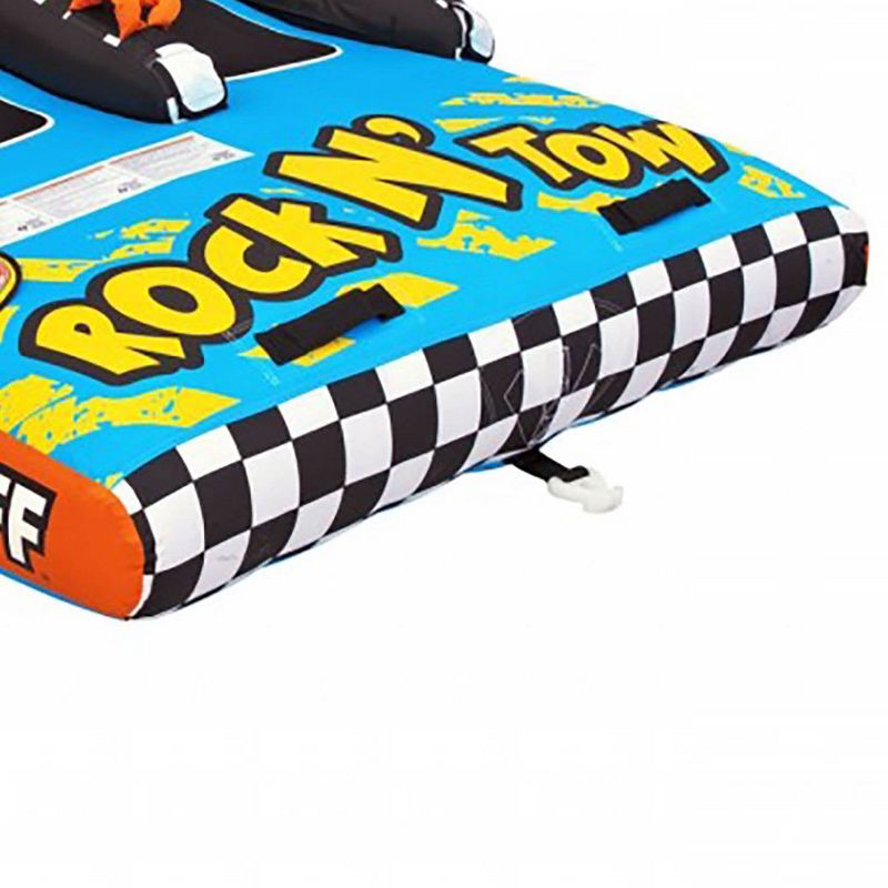 Sportsstuff Inflatable Rock N' Tow 2 Sitting Double Rider Towable Boat Lake Tube