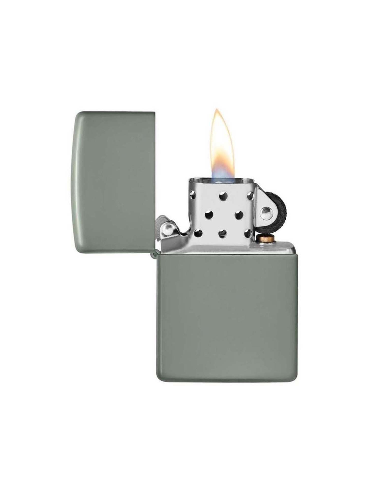 Zippo Grey Brass Classic Sage Windproof Pocket Lighter