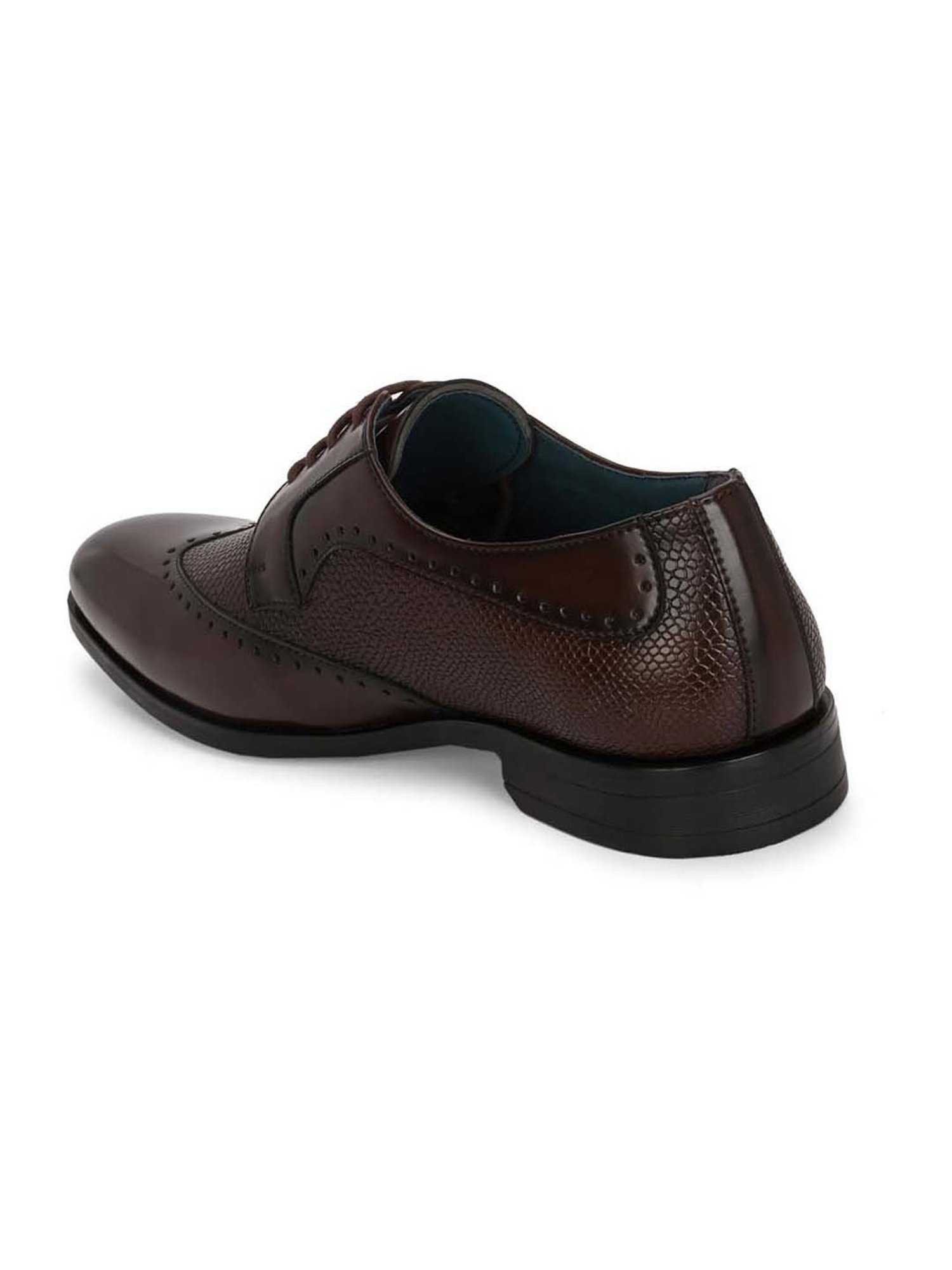 San Frissco Men's Brown Derby Shoes