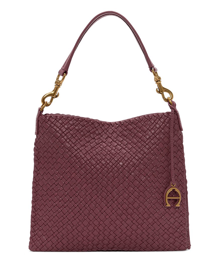 Etienne Aigner Irena Woven Small Hobo Bag