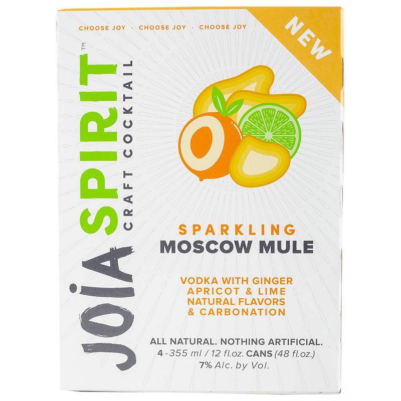 Joia Spirit Sparkling Moscow Mule Cocktail - 4pk/12 fl oz Cans