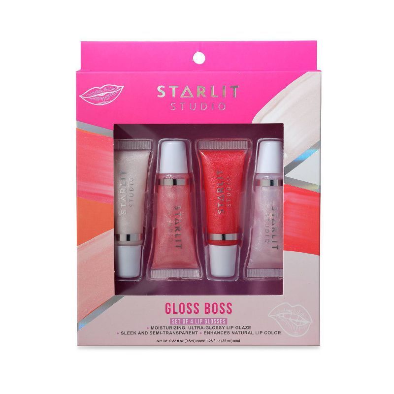 Starlit Studio Gloss Boss Lipgloss - 4pk