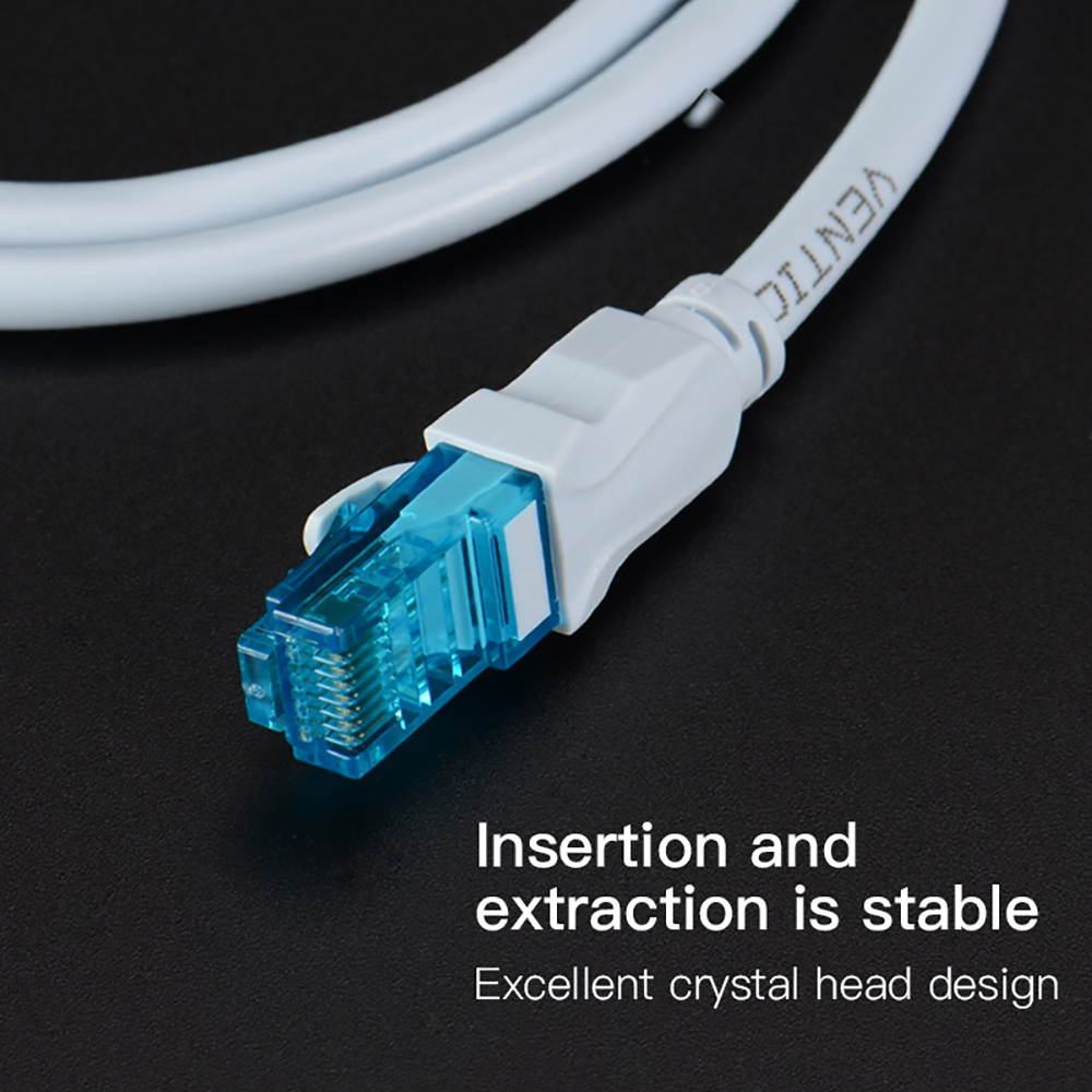 Vention VAP-A10-S1500 Network Cable High-quality 15.0m High-speed Cat5E 100Mbps RJ45 Network LAN Cable Internet Flat Network Cable