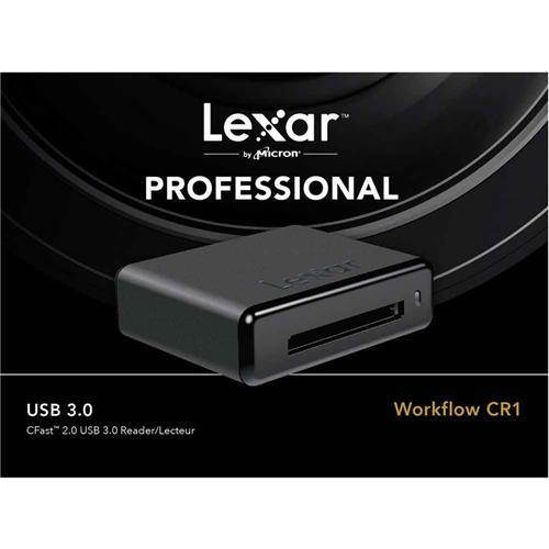 Lexar Professional Workflow CR1 CFast 2.0 USB 3.0 Card Reader #LRWCR1TBNA