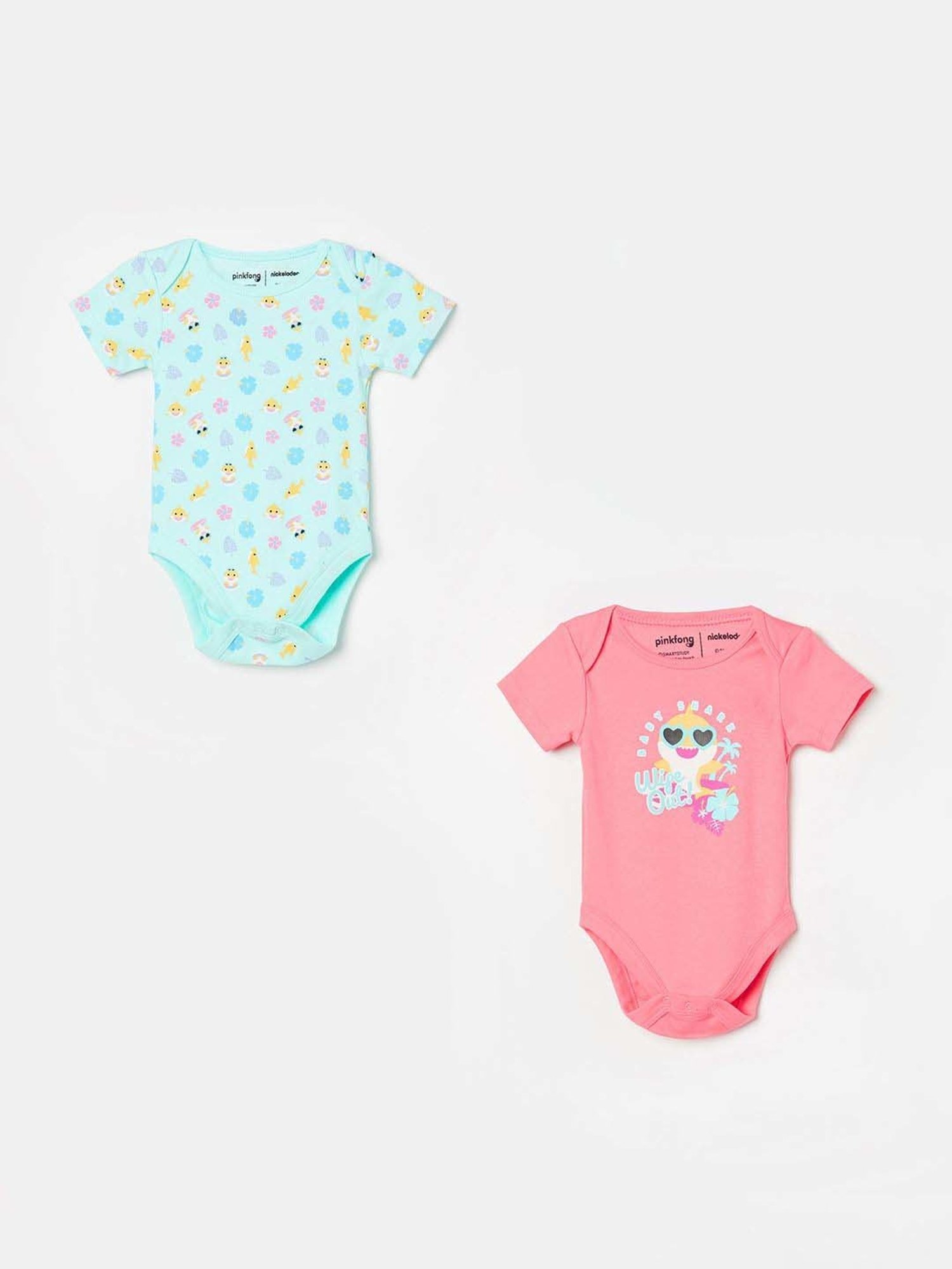 Juniors by Lifestyle Girls Multicolor Cotton Printed Bodysuit