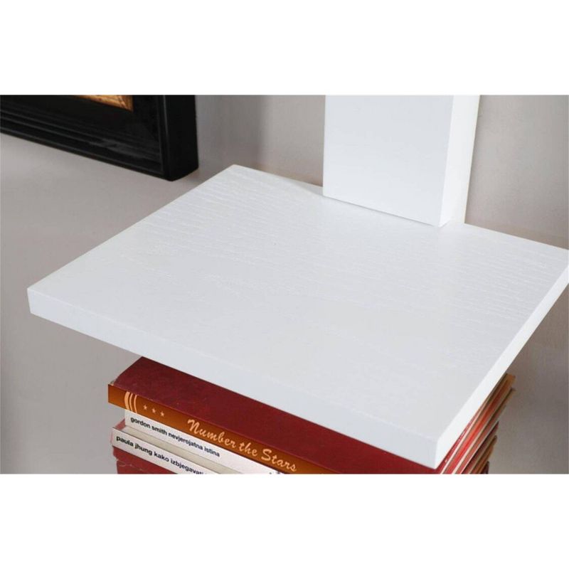 Spine Wall Book Shelves Stylish and Functional White - Proman Products