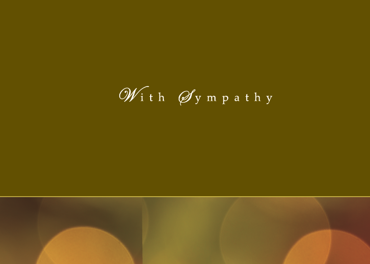 Sympathy Greeting Cards - S9003. Greeting Cards Featuring With Sympathy Written on a Subtle, Professional Background. Box Set Has 25 Greeting Cards and 26 Bright White Envelopes.