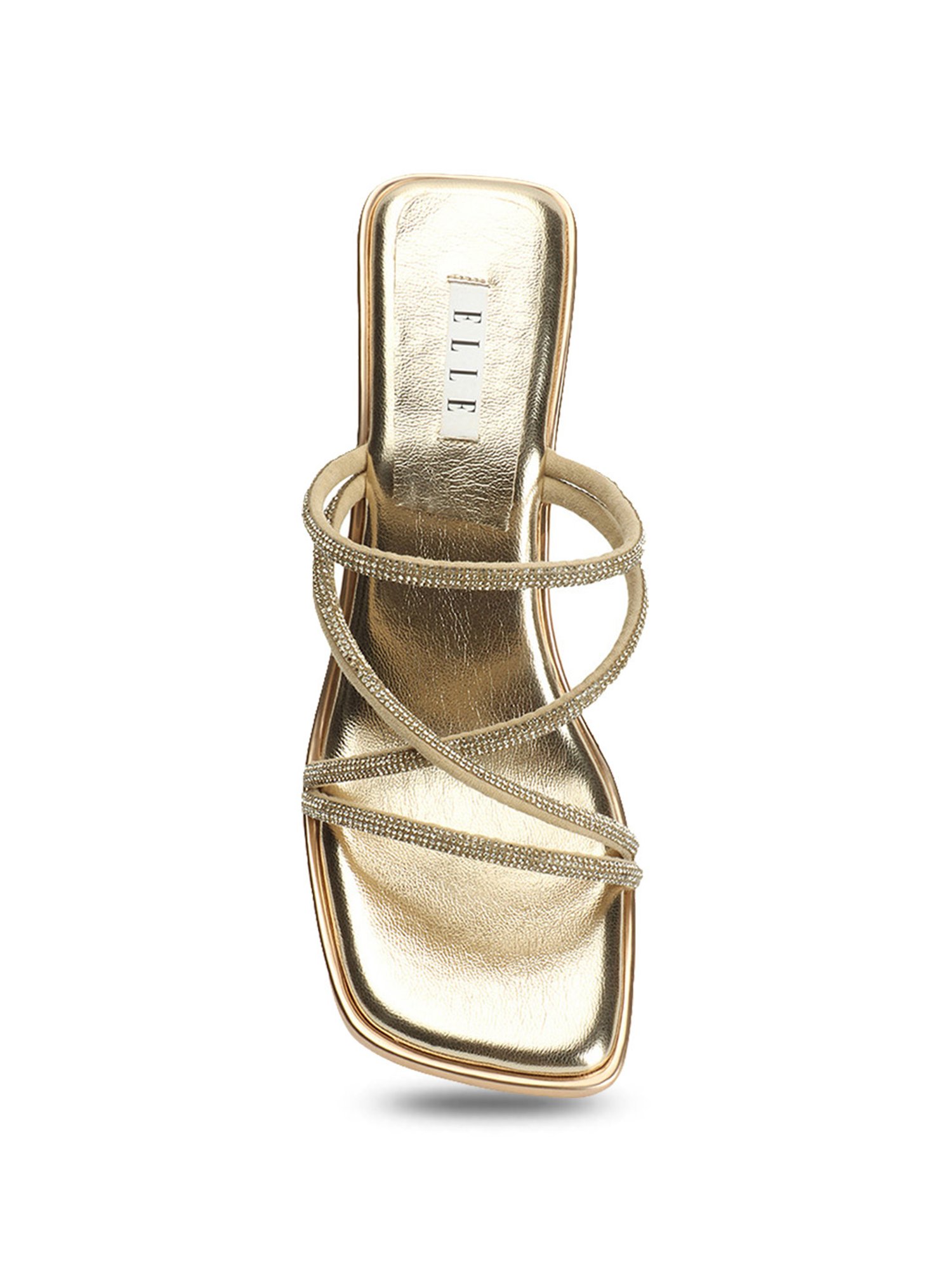 Elle Women's Golden Casual Sandals