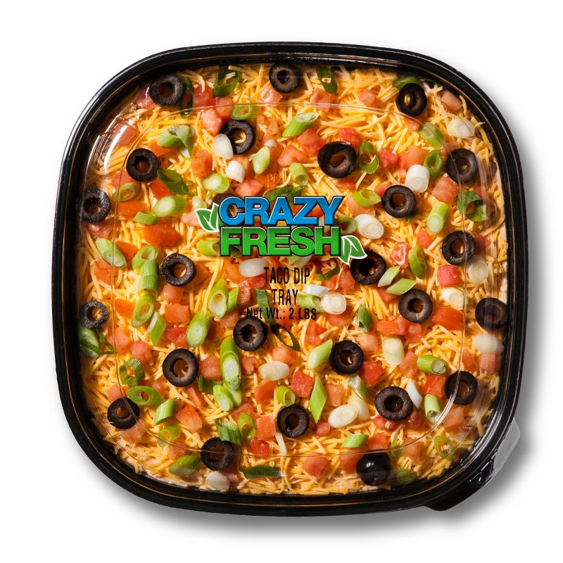 Crazy Fresh Taco Dip Tray - 2lb