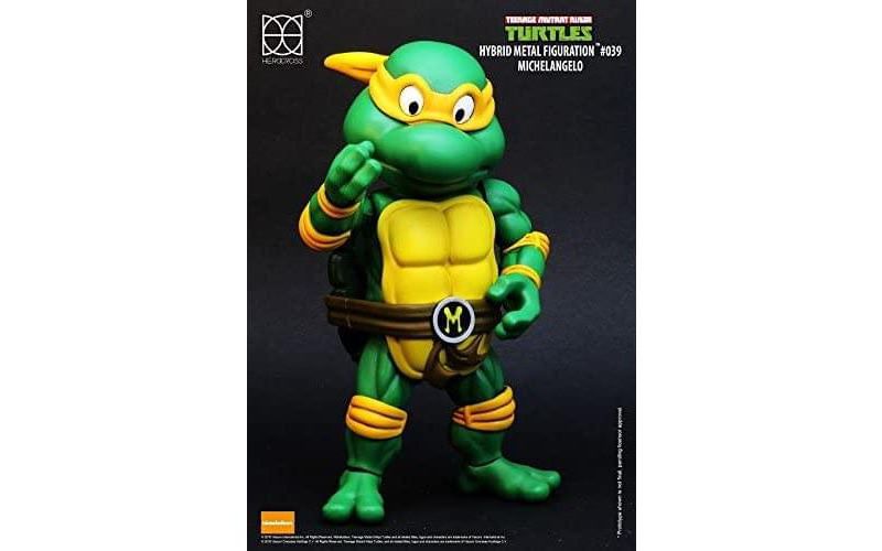 Herocross Company Limited Teenage Mutant Ninja Turtles Hybrid Metal Figuration Action Figure| Michelangelo