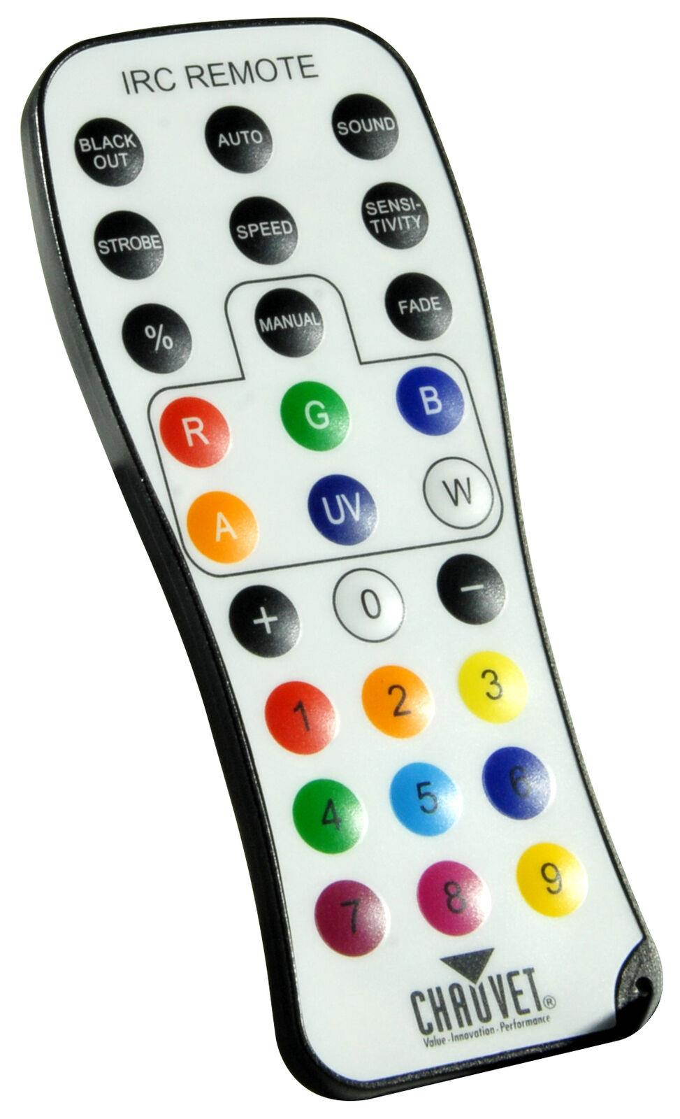 Chauvet DJ INFRARED REMOTE CONTROL 6 Lighting Fixtures 15Ft Max Distance IRC6