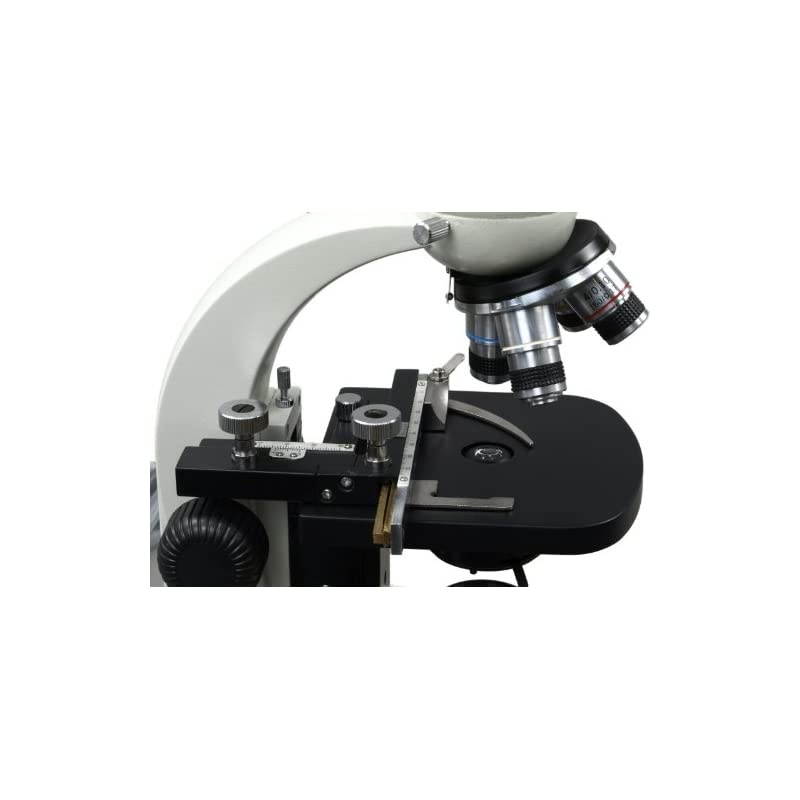 Attachable Large X-Y Mechanical Stage for Compound Microscopes