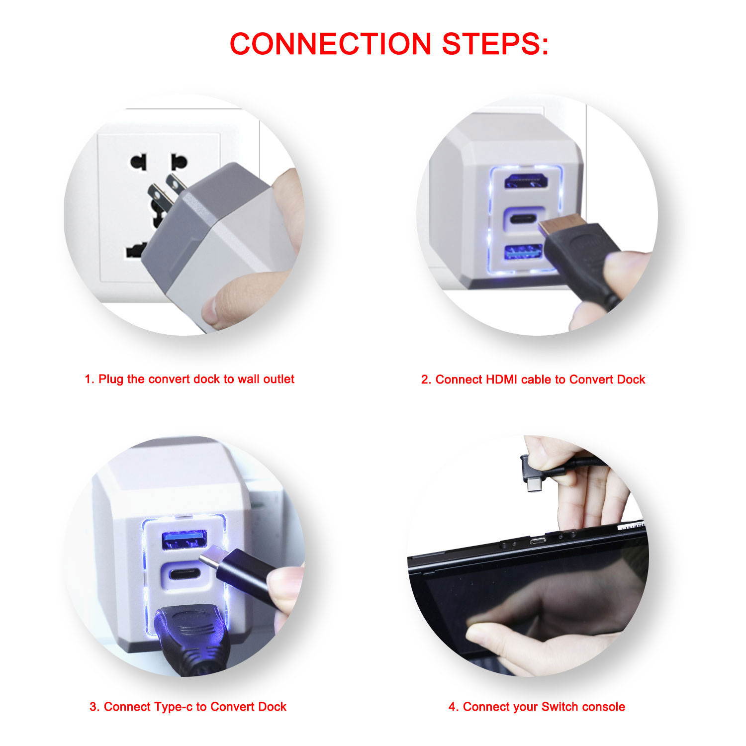 Taurus Base Supports Host Charging / Switching TV Mode and Android Mobile Screen for Switch