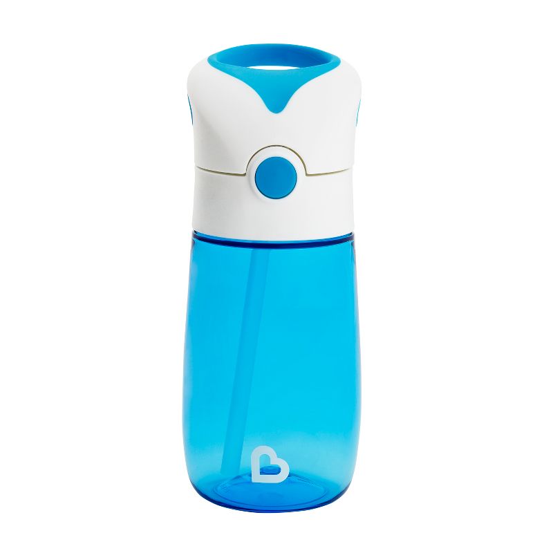 Munchkin Flip and Go Tritan Blue Straw Cup 12oz