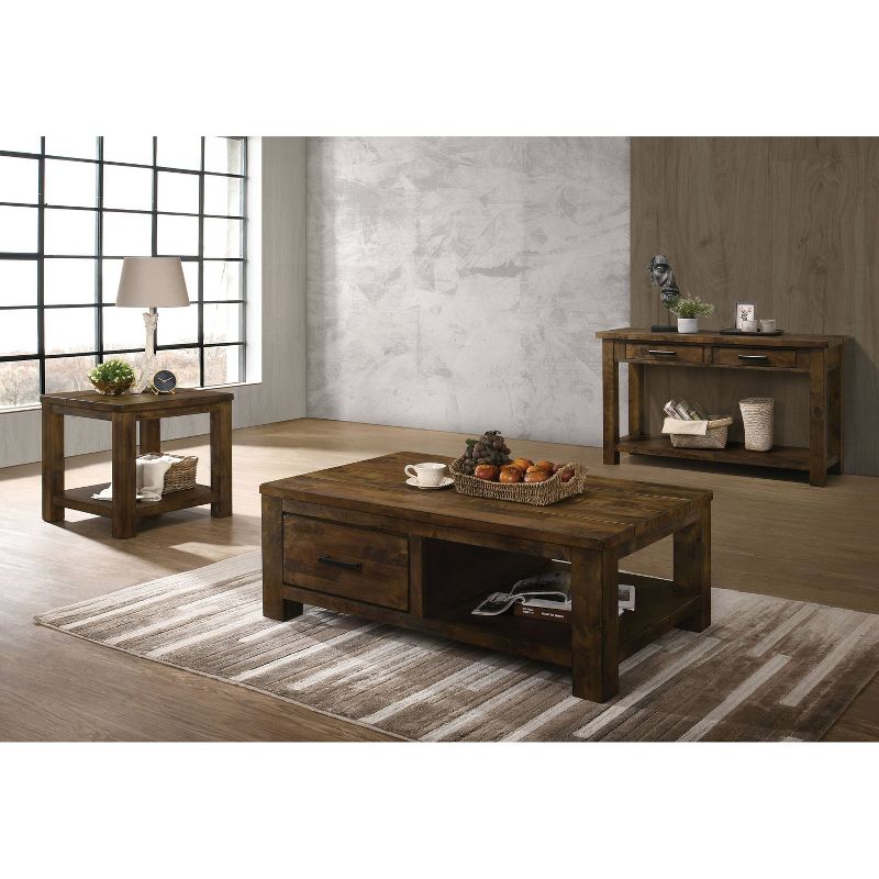 Geary Open Shelf End Table Oak - HOMES: Inside + Out