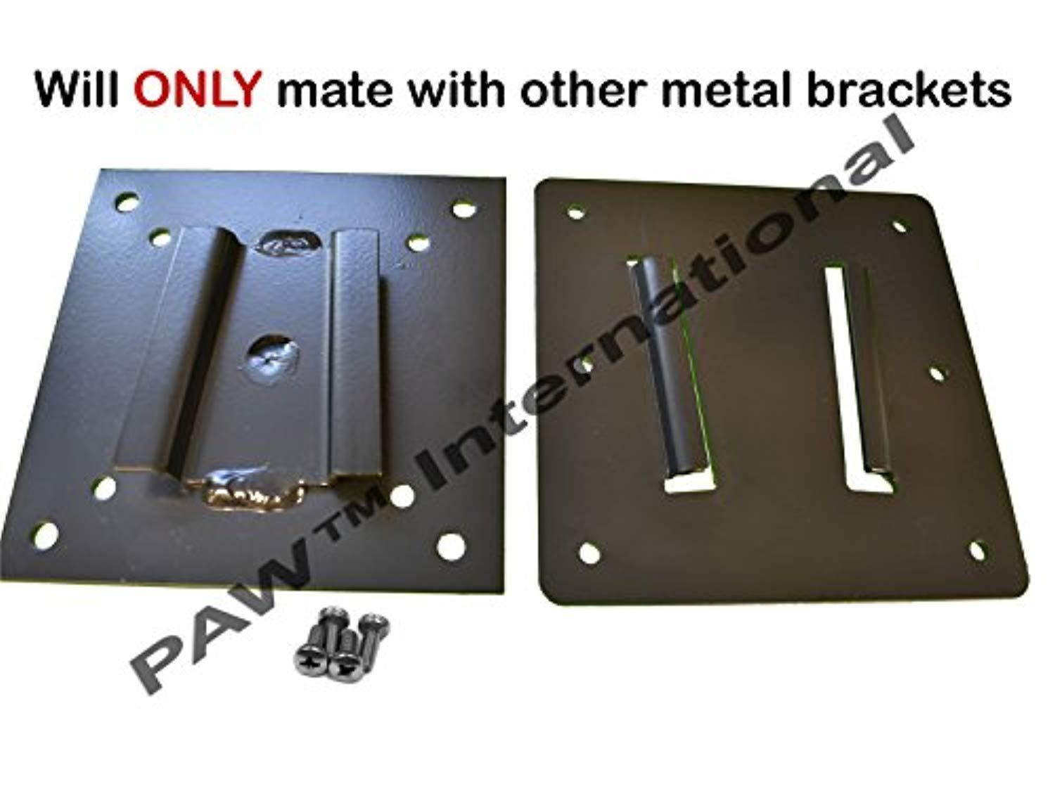 steel 2 piece tv bracket set for campers/rvs-(not paw international polymer brackets)-