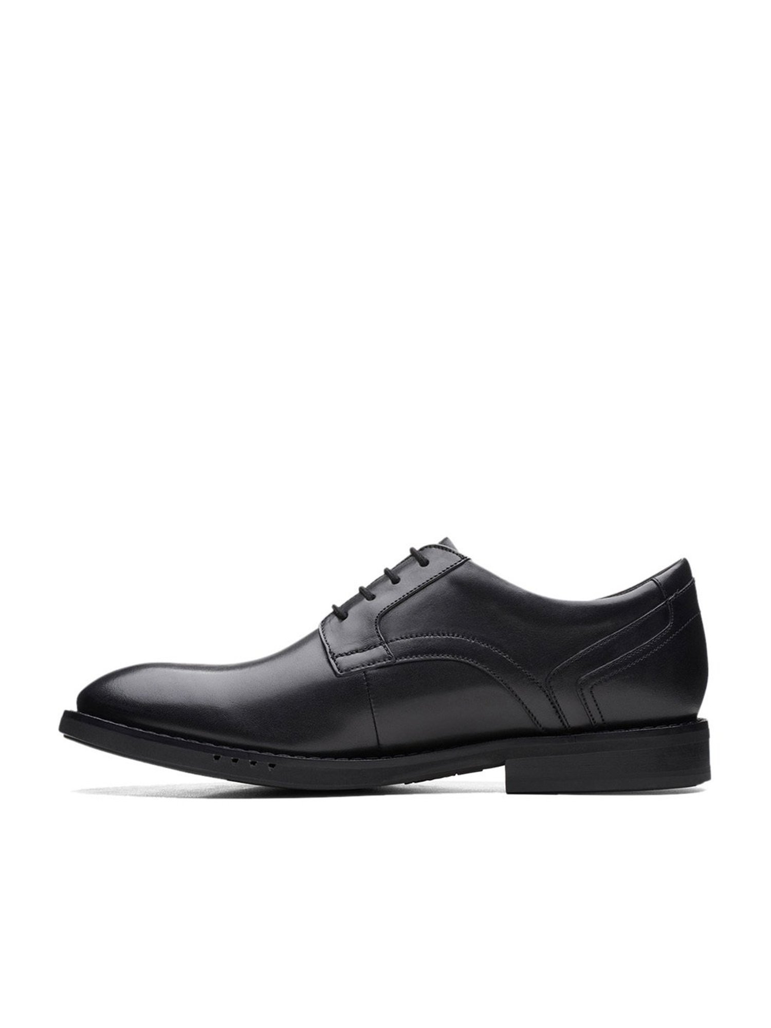 Clarks Men's Un Hugh Lace Black Derby Shoes