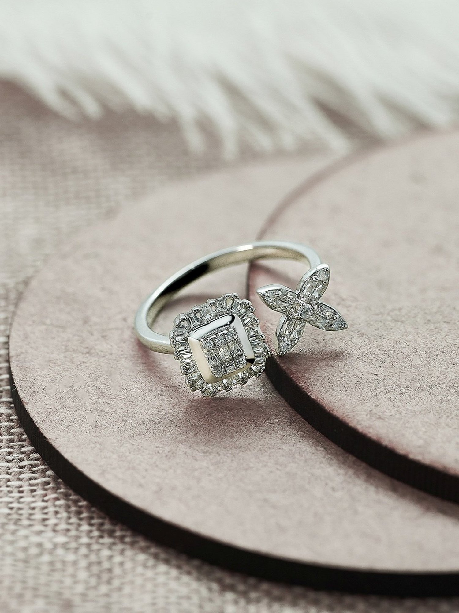 Silberry 92.5 Sterling Silver XO Ring