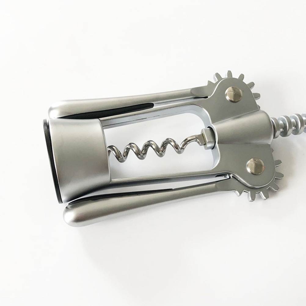 Stylish Wine Bottle Opener Beer Bottle Opening Tool Multifunctional Party Favor Gift Cap Opener (Silver)