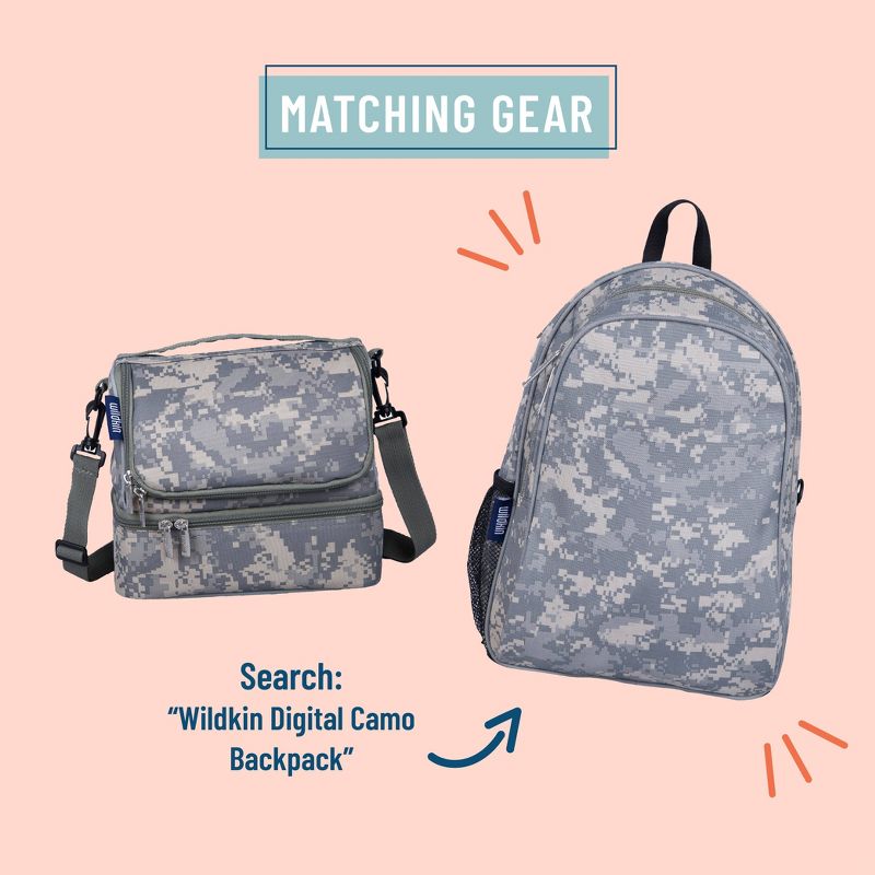 Wildkin Dual Compartment Lunch Bag - Digital Camo