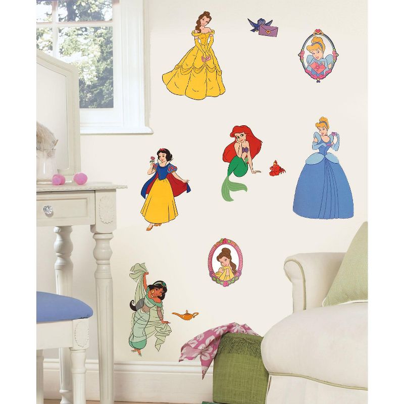 Stickers Royal Portraits Wall Decals - Disney Princess..
