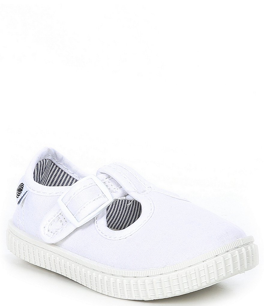 Copper Key Adventure Wear Girl's Bestee-A Washable Canvas T-Strap Sneakers (Infant)