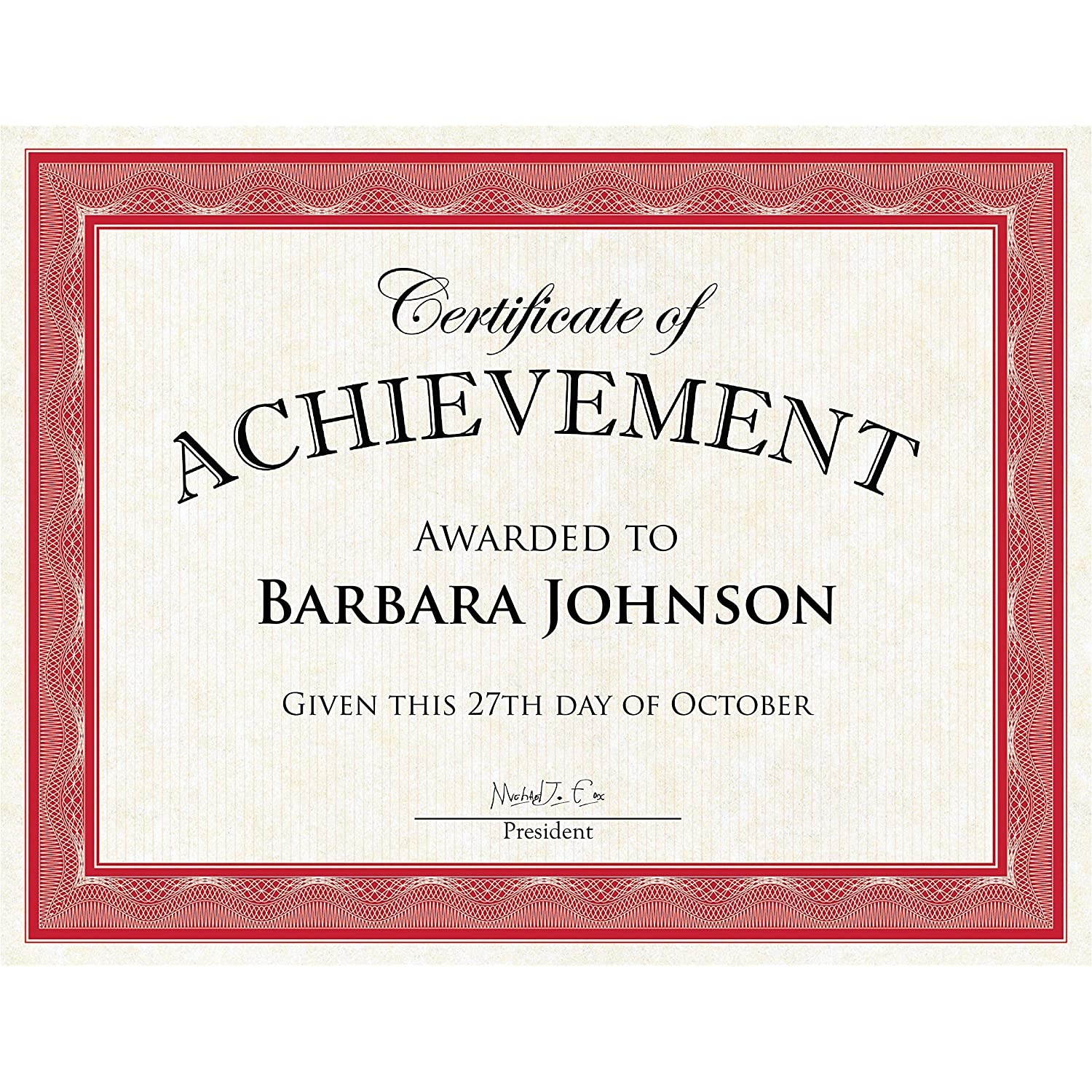 Geographics Assorted Traditional Card Stock Certificates,8.5 x 11", 40/Pack (48669)